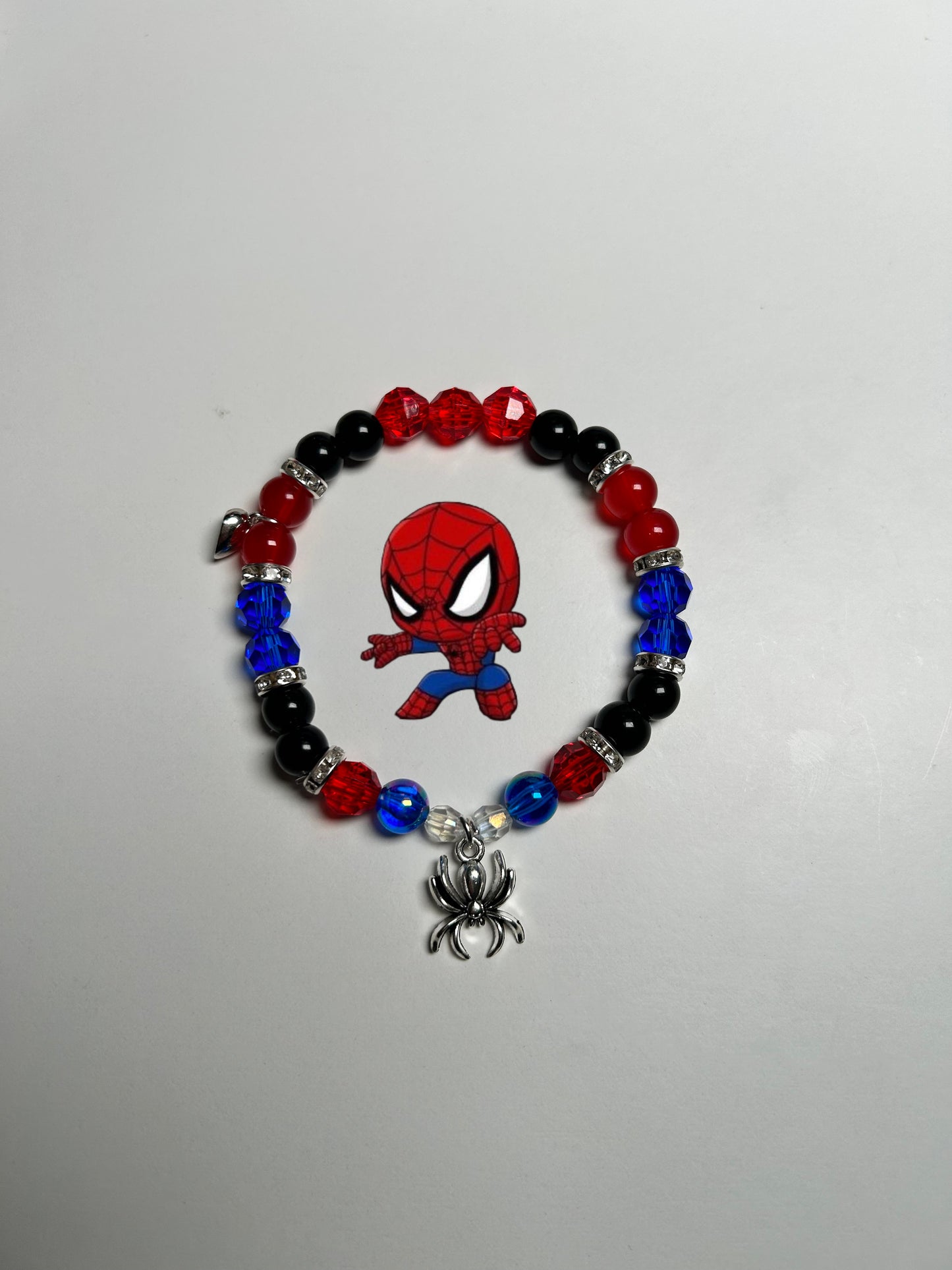 Spiderman x Hello kitty matching bracelets