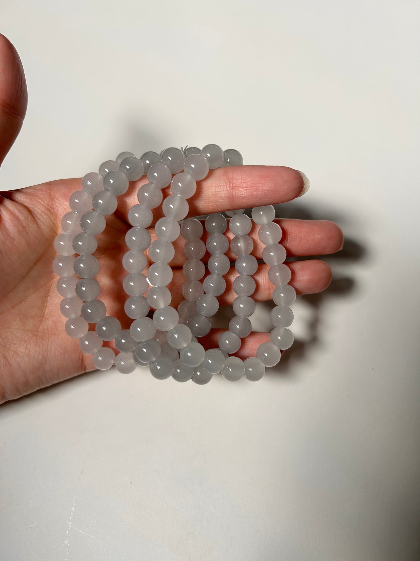 Gray Bead Bracelet
