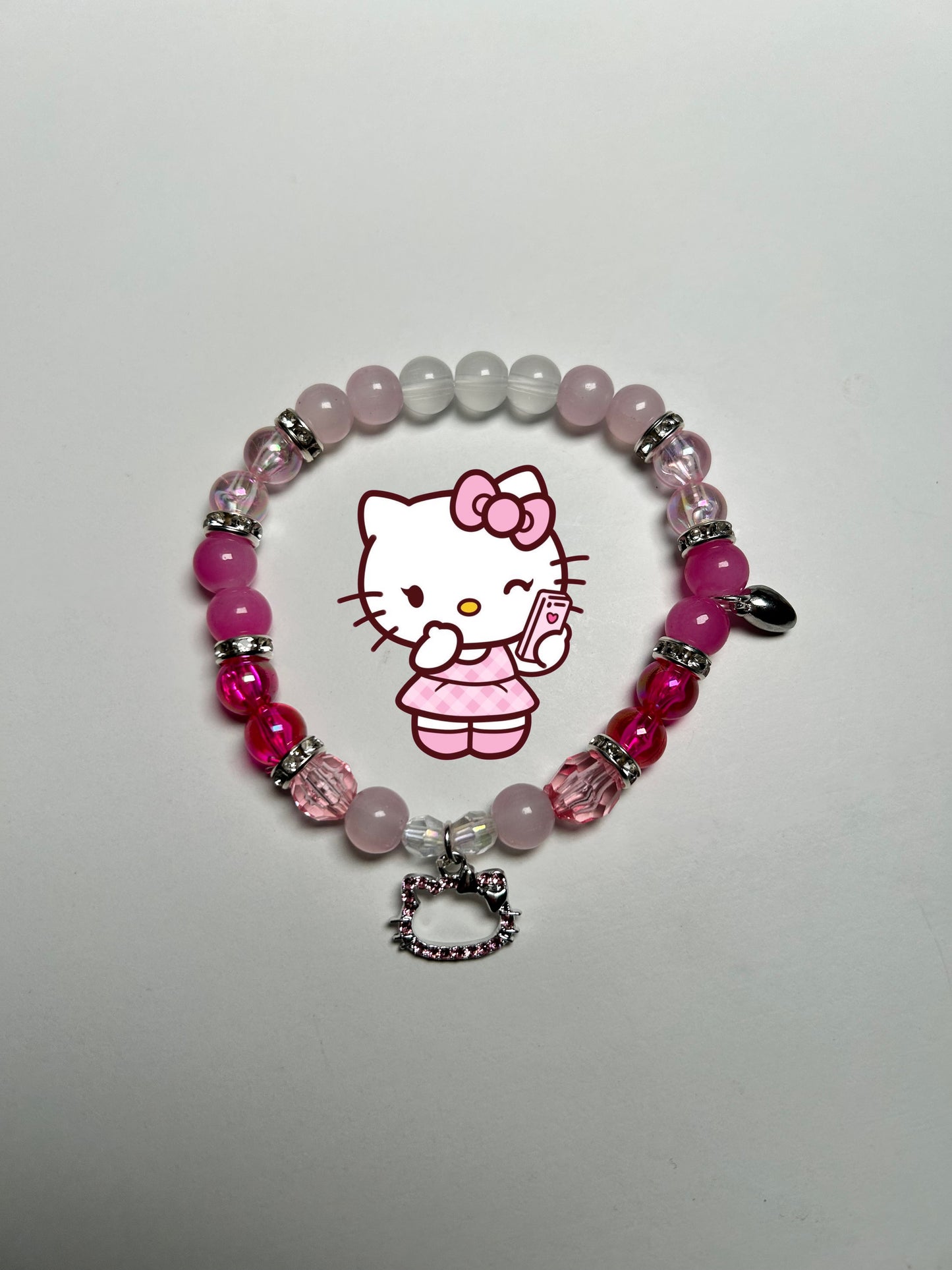 Spiderman x Hello kitty matching bracelets