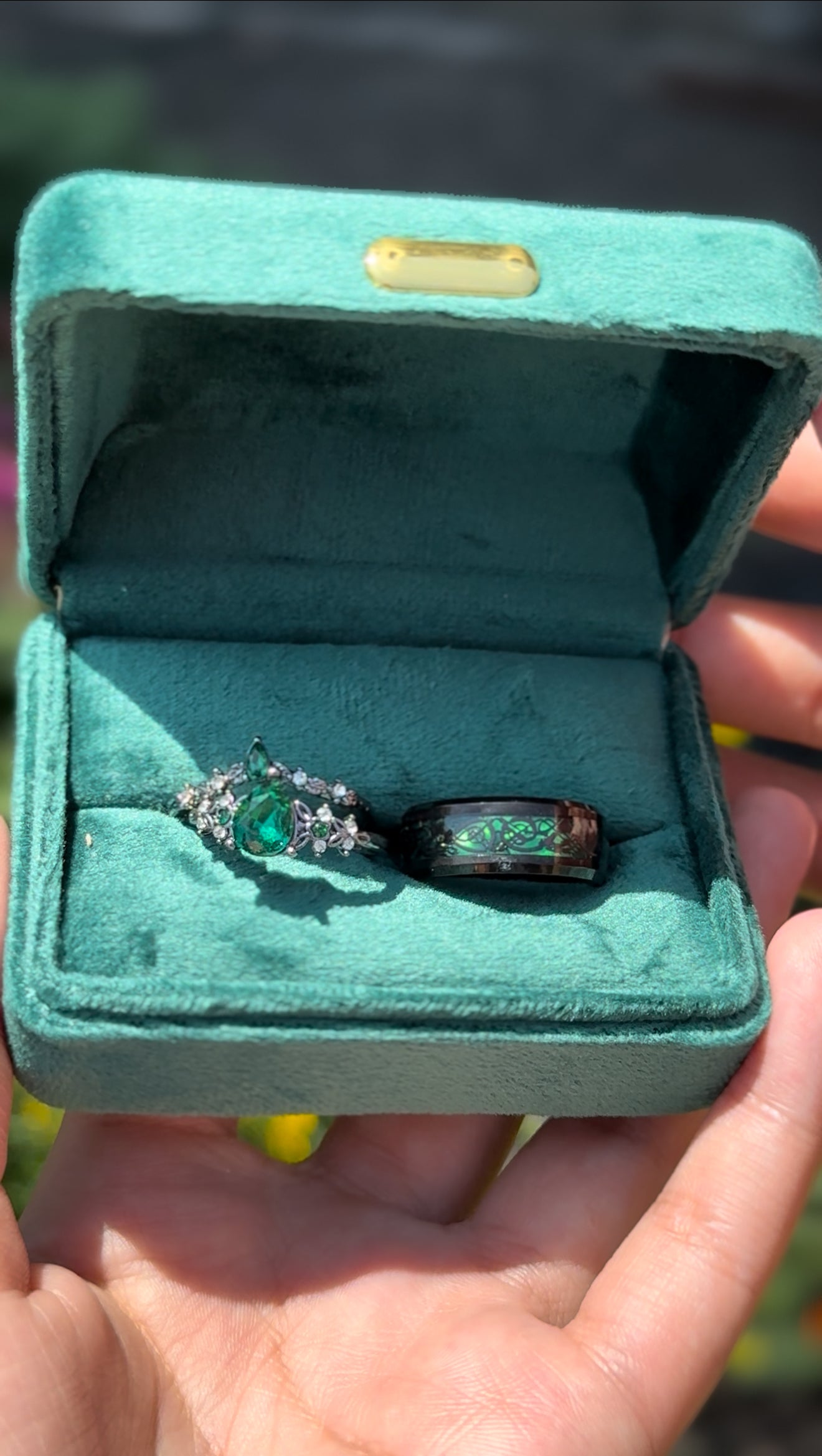 Tiana and Naveen Matching Rings