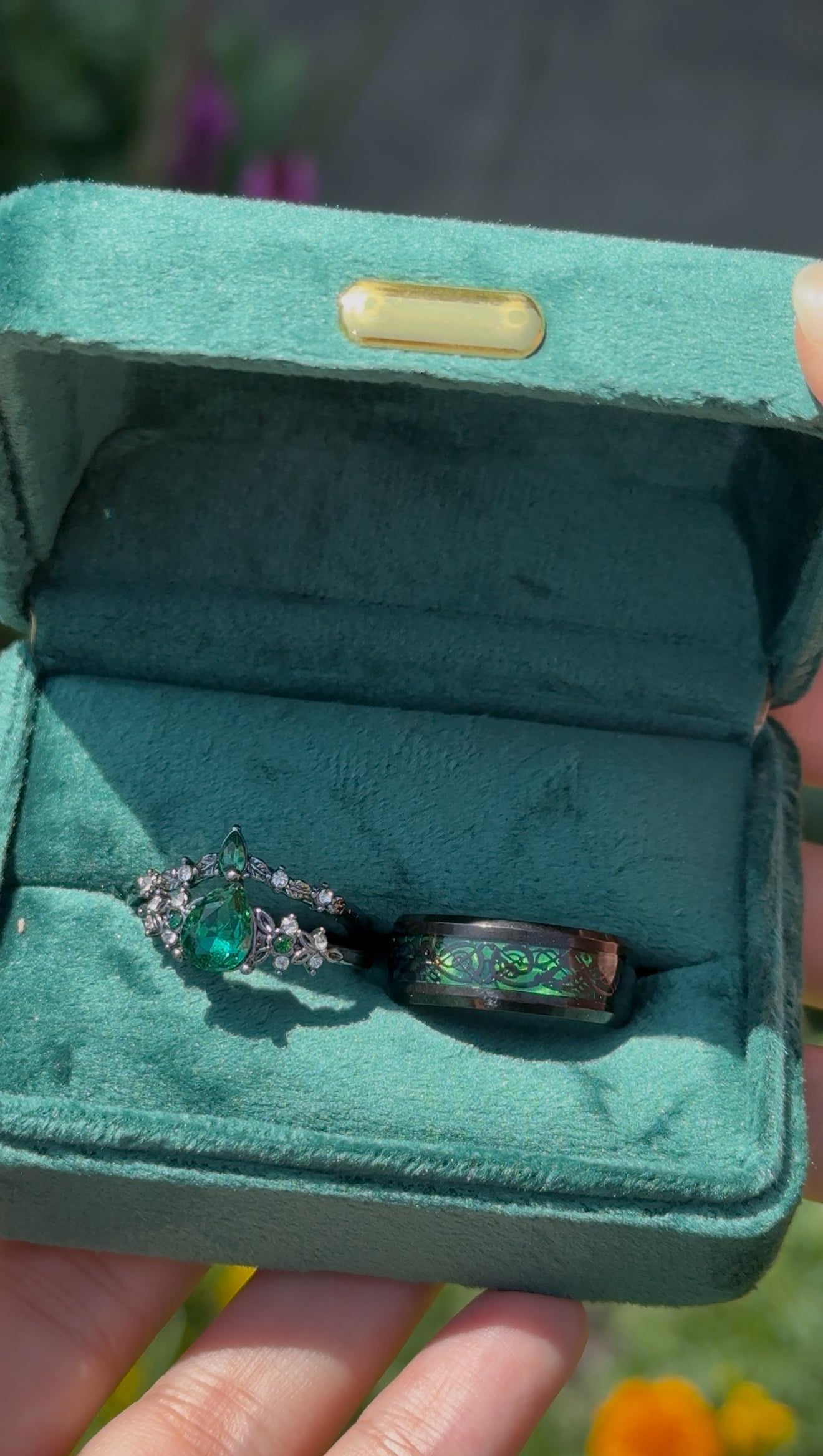 Tiana and Naveen Matching Rings