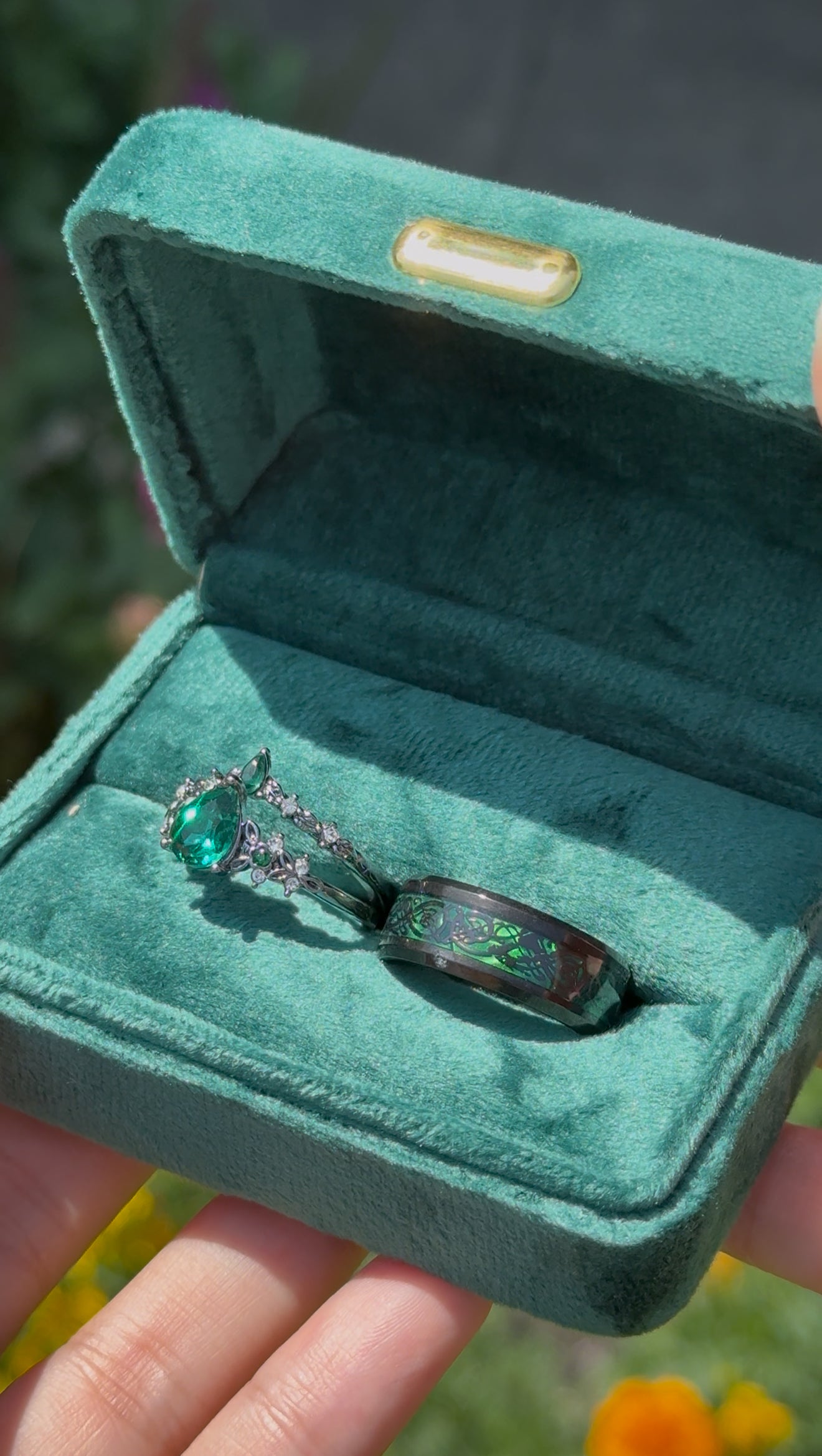 Tiana and Naveen Matching Rings