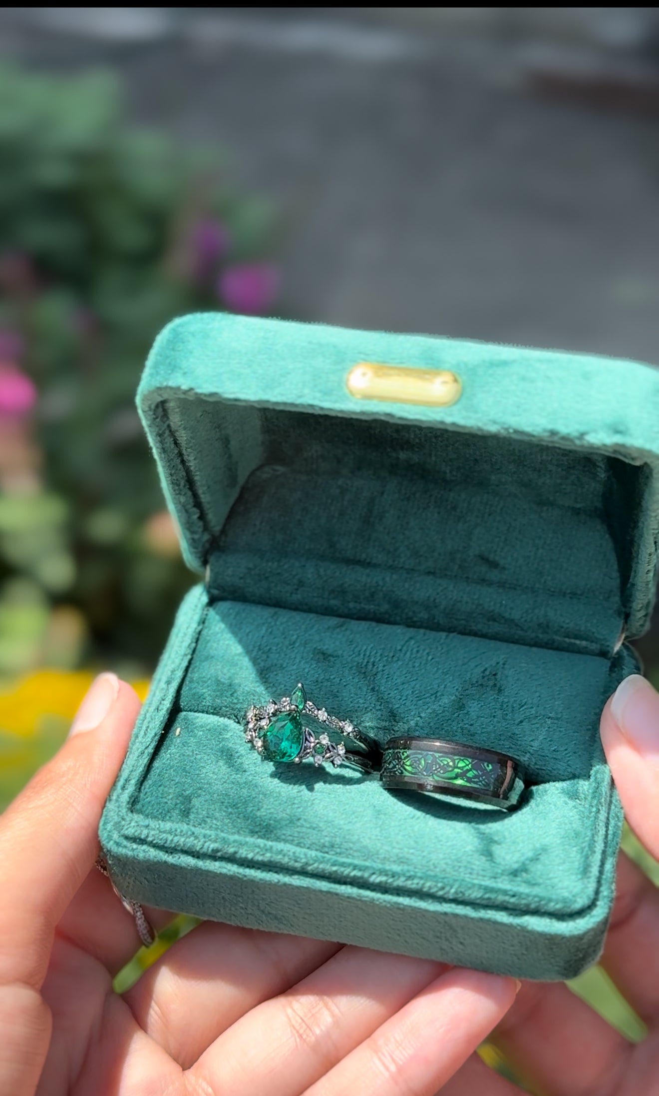 Tiana and Naveen Matching Rings
