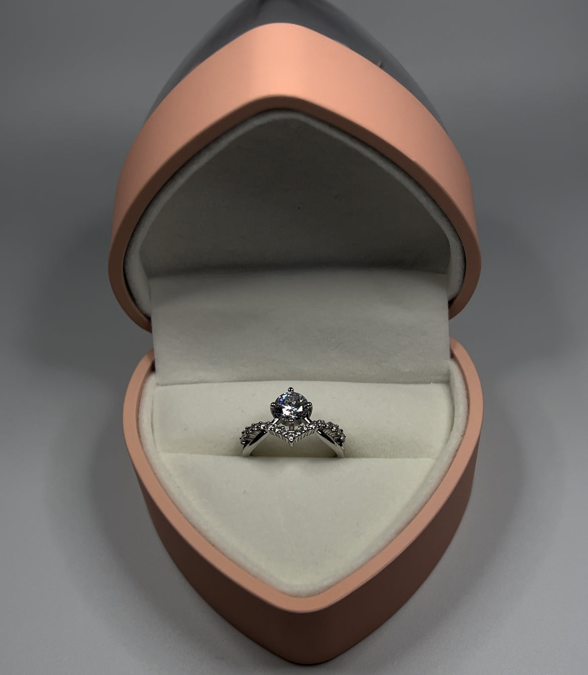 Anillo de diamantes (ajustable)