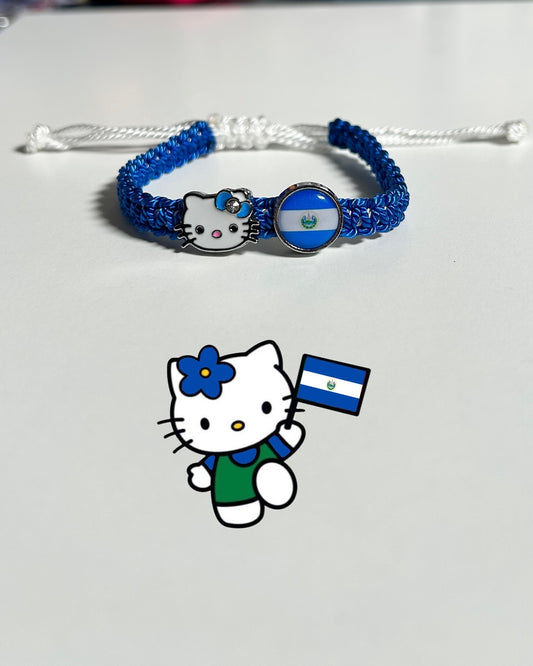 Hello Kitty Flag Handmade Bracelet
