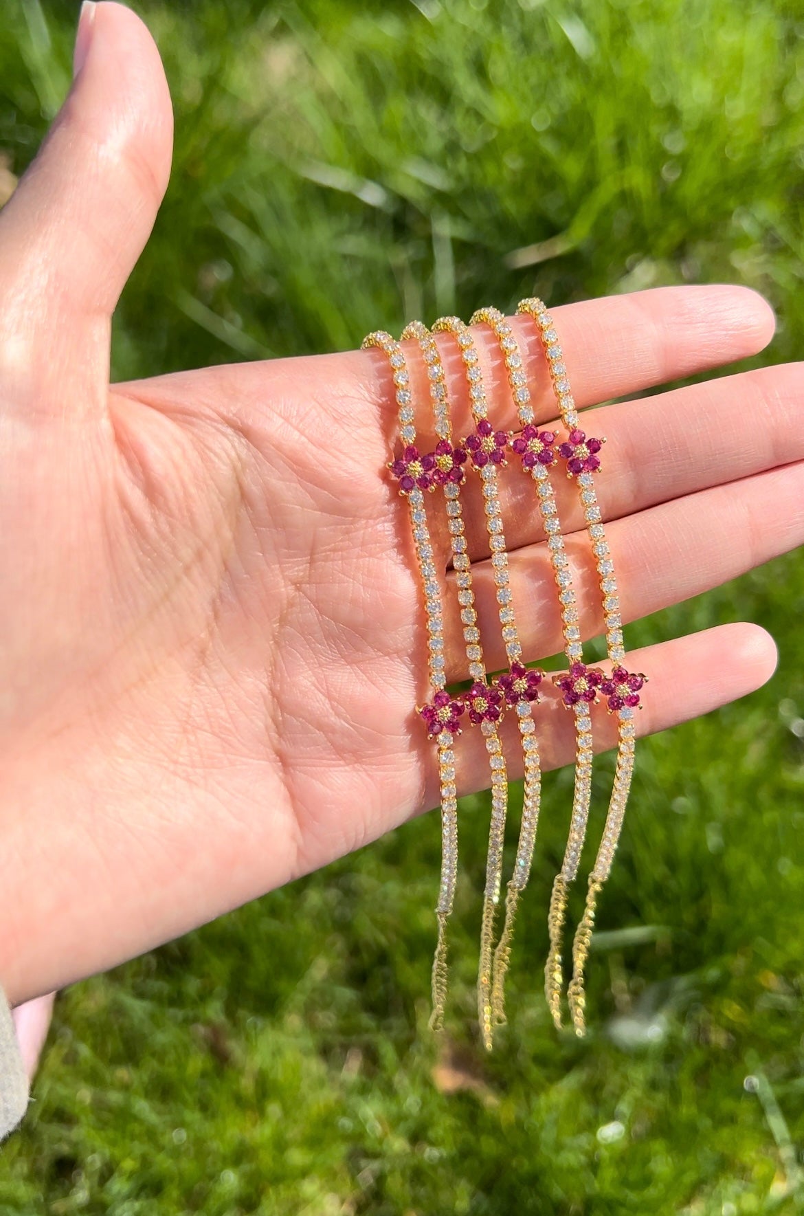 Pulsera Sakura (Plata de ley)