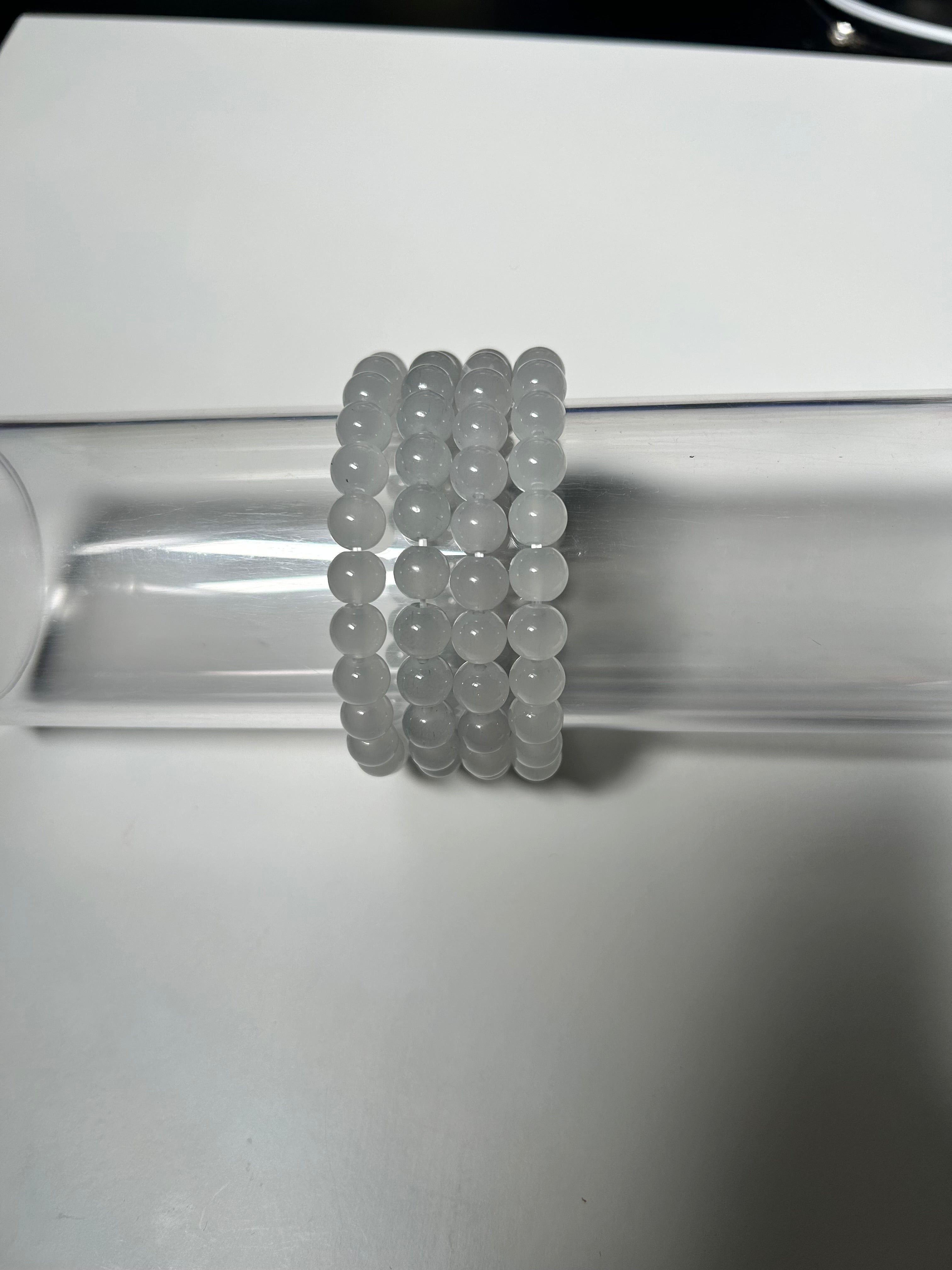Gray Bead Bracelet