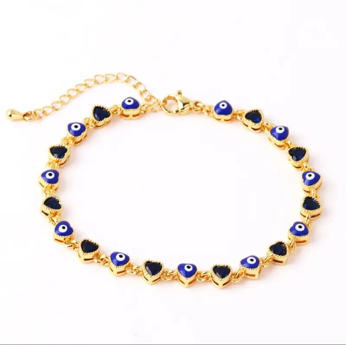 Pulsera corazón mal ojo