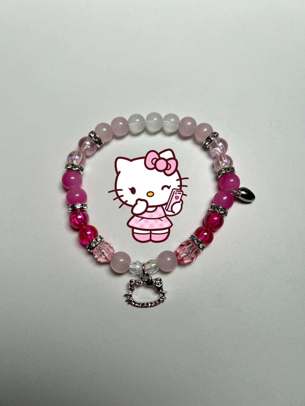 Spiderman x Hello kitty matching bracelets