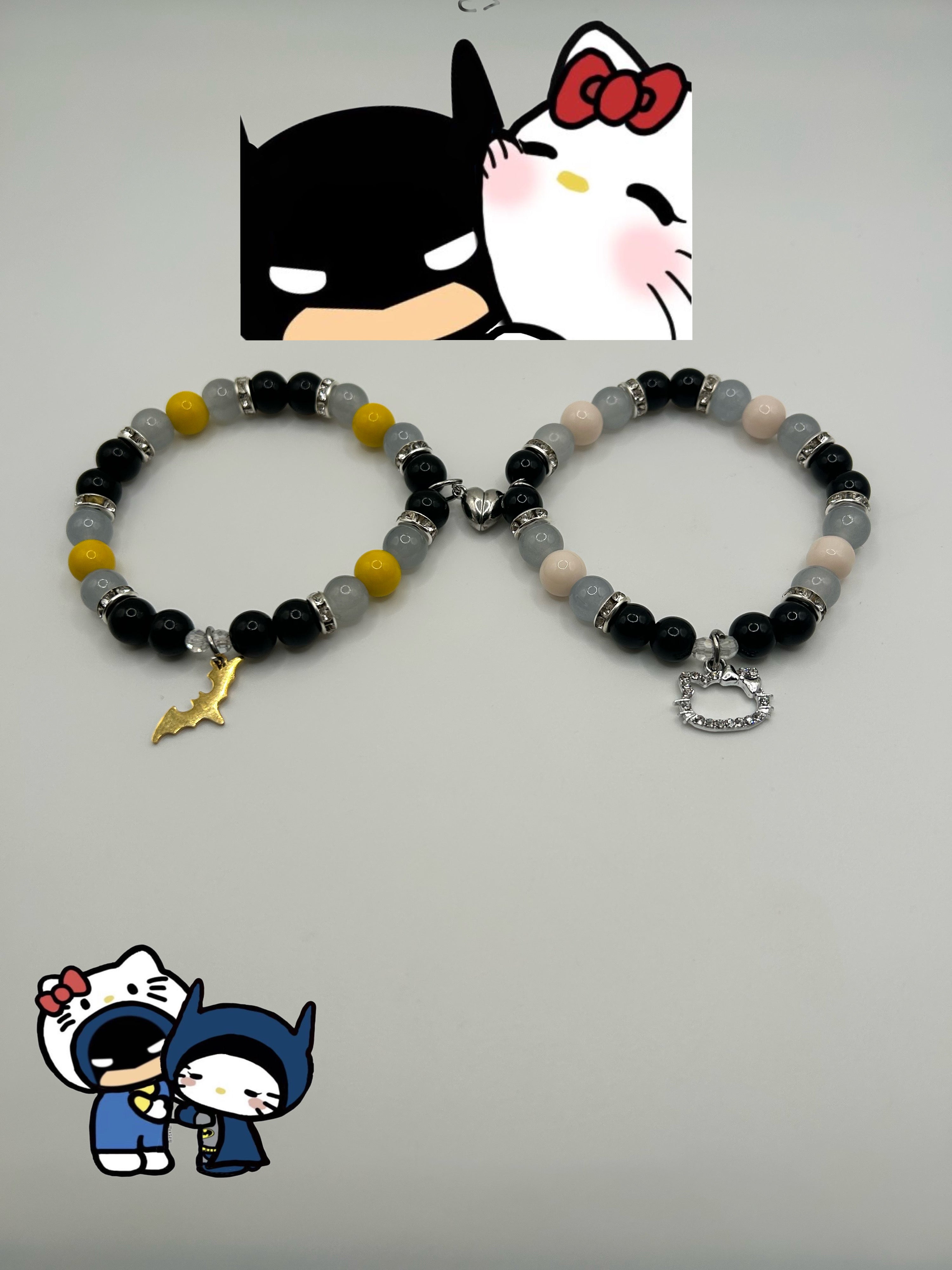 Conjunto Batman x Olá Kitty