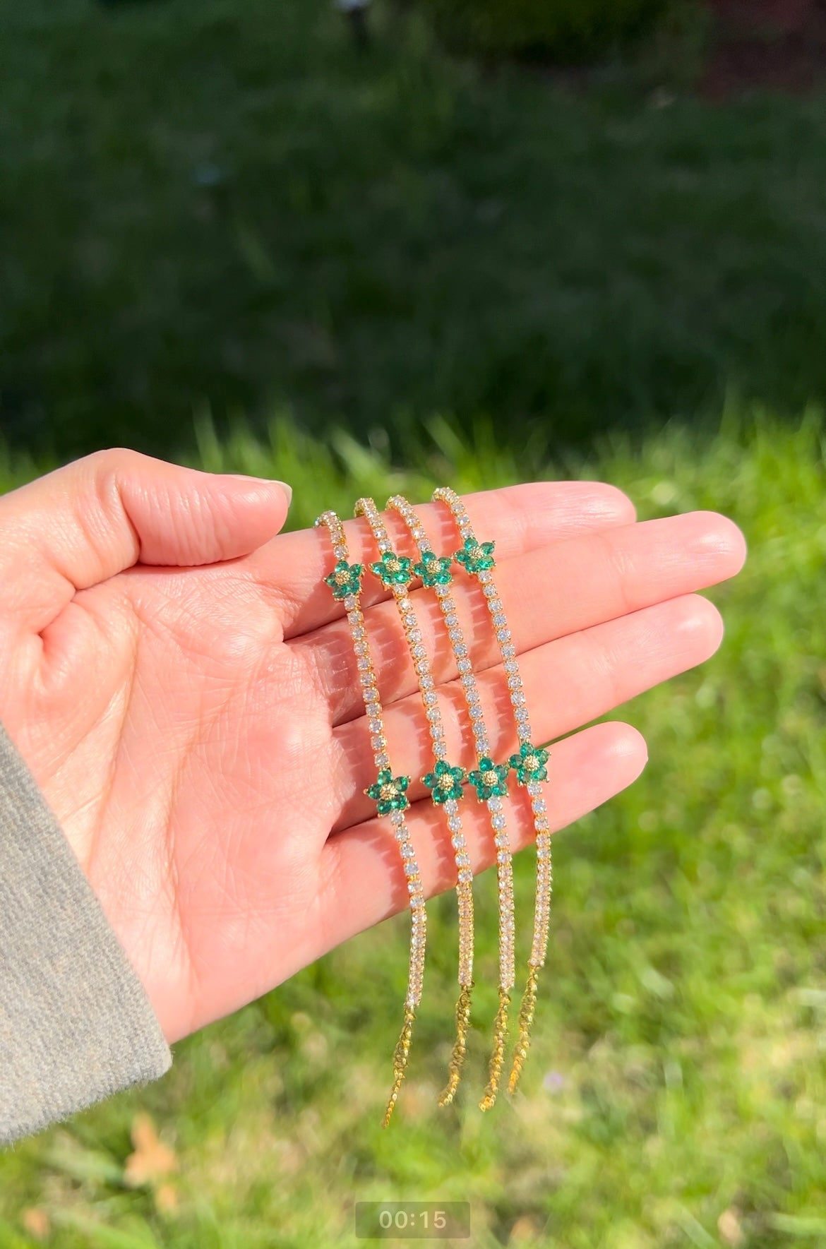 Pulsera Sakura (Plata de ley)