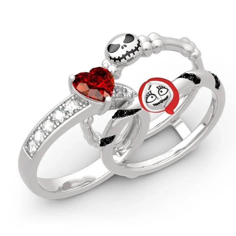 Conjunto Sally y Jack (3 ANILLOS EN UNO)